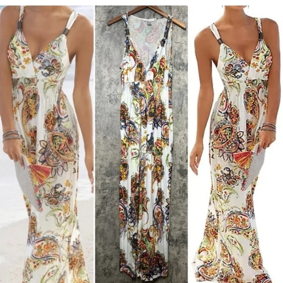 Lascana Venus summer maxi dress large size... - Picture 1 of 5